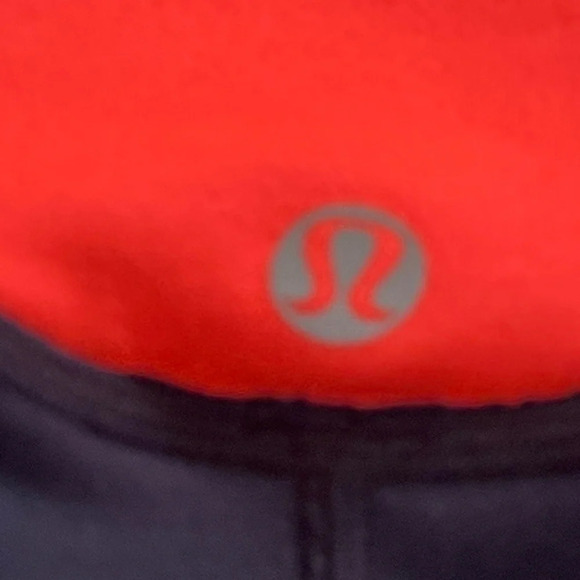 Lululemon Tops 1/2 Zip Up Pullover Sweatshirt Blue Orange size 2 (no tag) b-1 - Picture 6 of 12